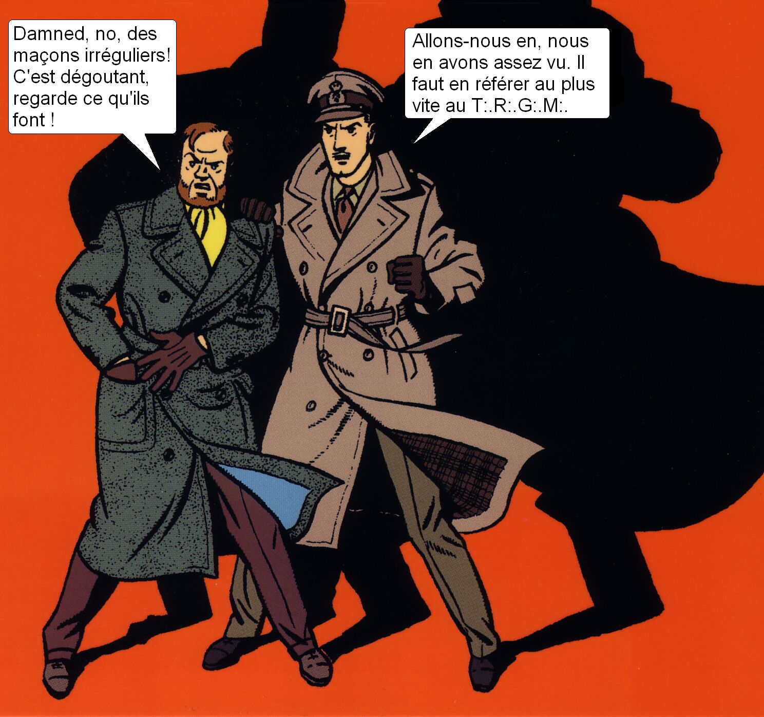 Blake et Mortimer face aux irréguliers